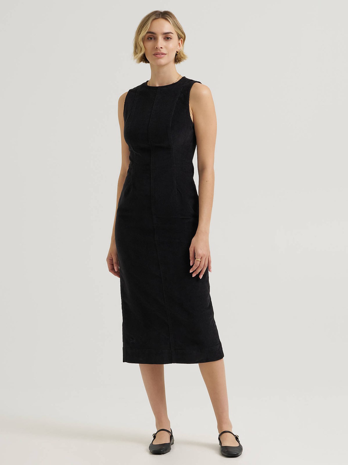 Women's Corduroy Sheath Dress - view 2