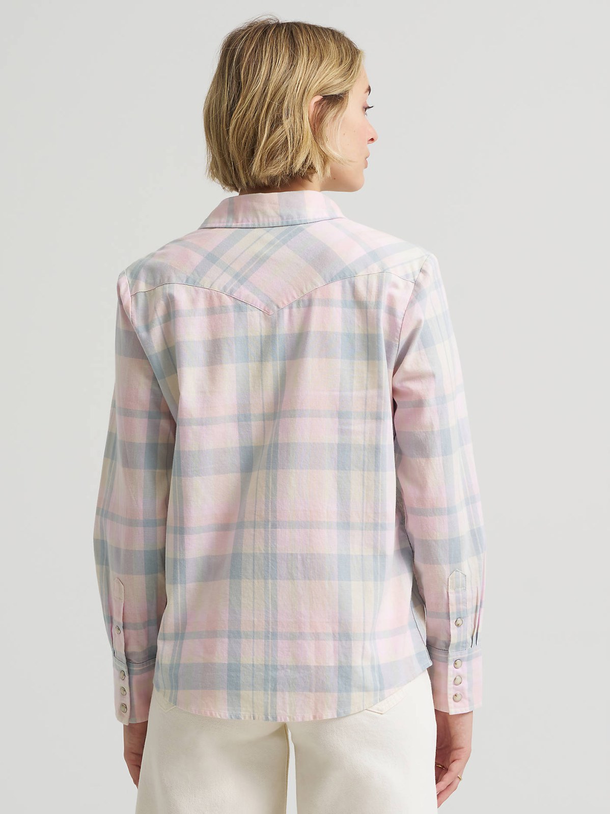 Women's Plaid Western Snap Front Shirt - view 4
