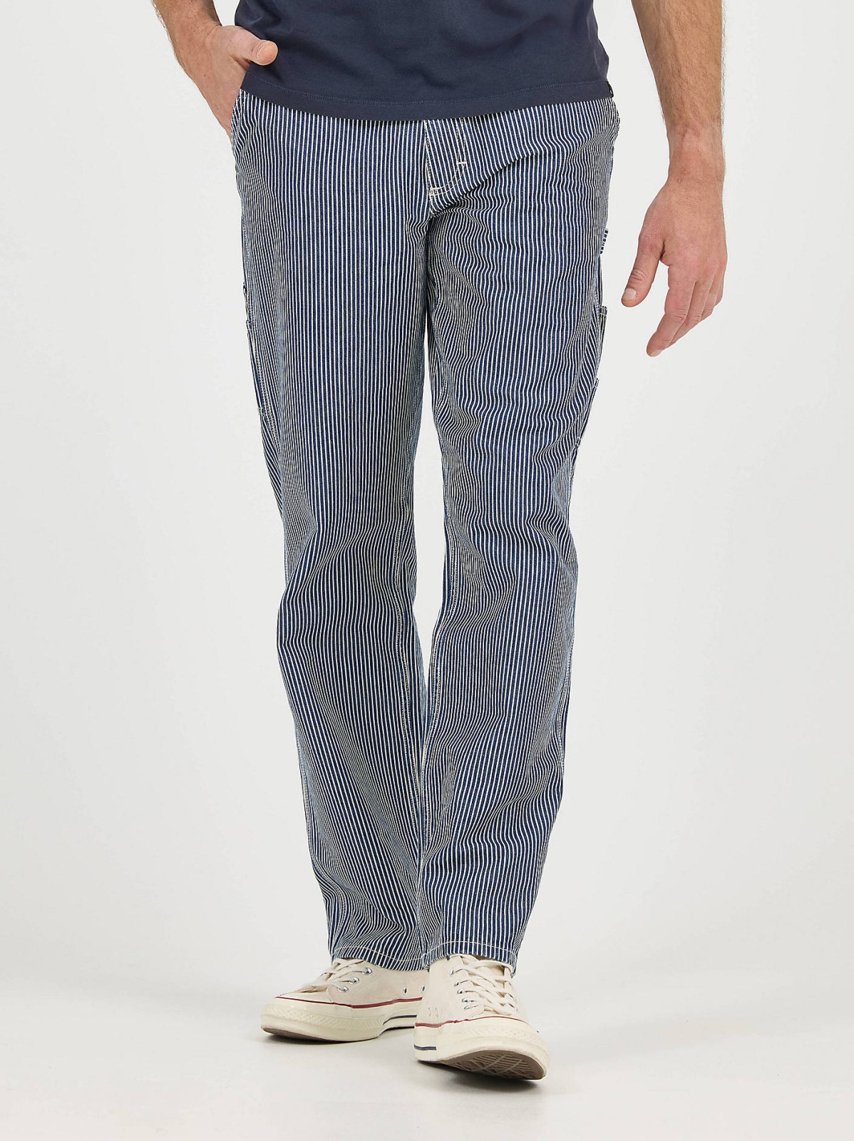Men's Legendary Railroad Stripe Loose Carpenter Jean - view 4