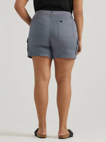 Women's Ultra Lux Comfort with Flex-to-Go Relaxed Fit Cargo Short (Plus)