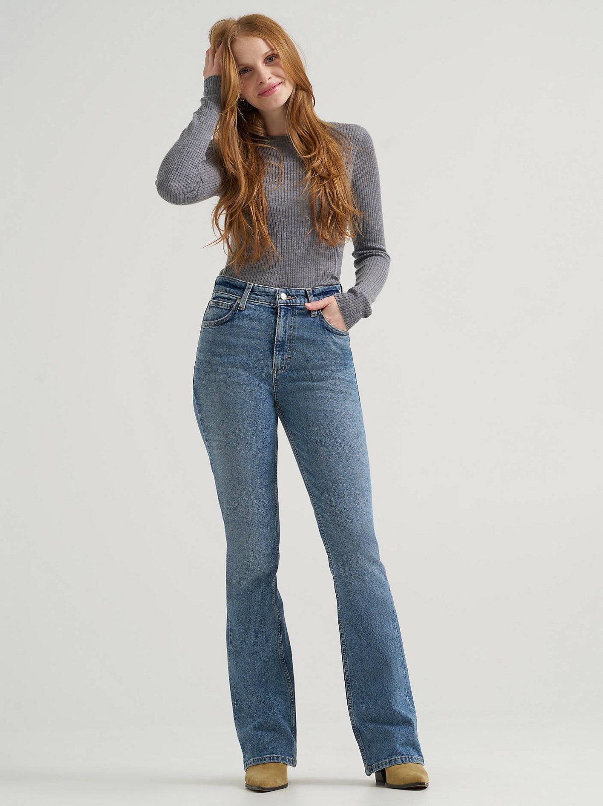 Women's High Rise Bootcut Jean - view 5
