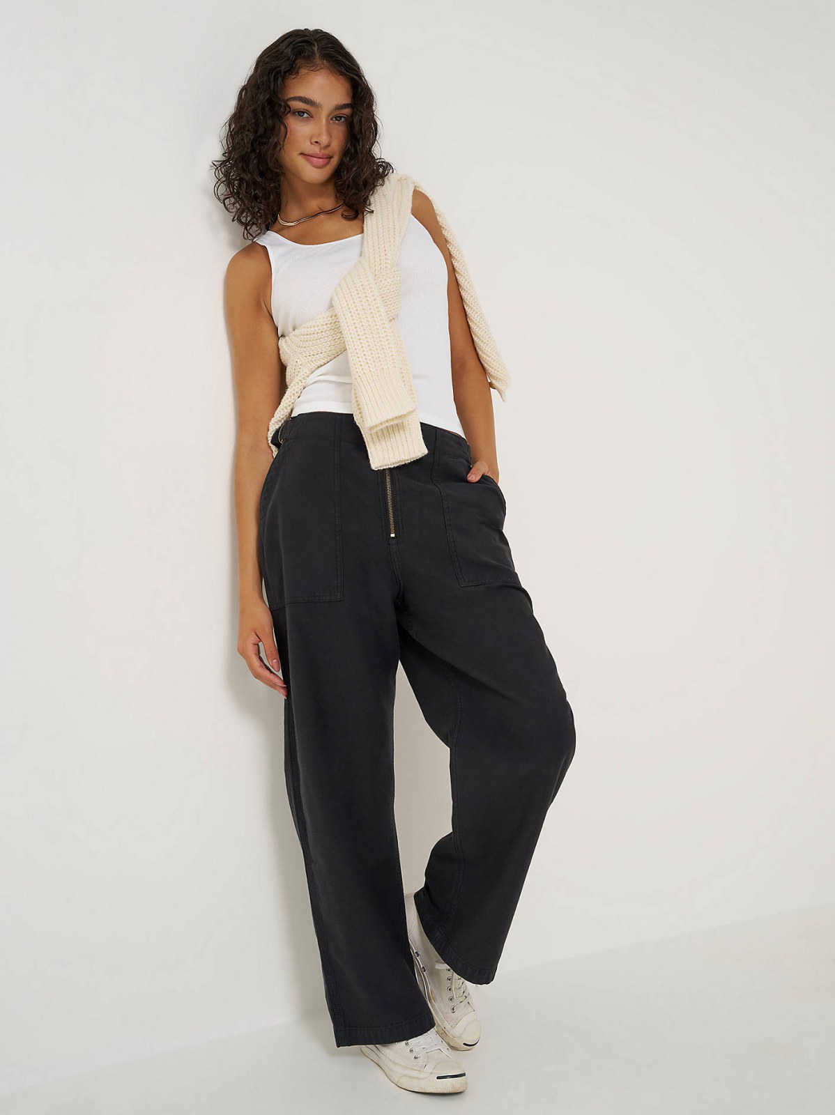 Women's High Rise Loose Utility Pant