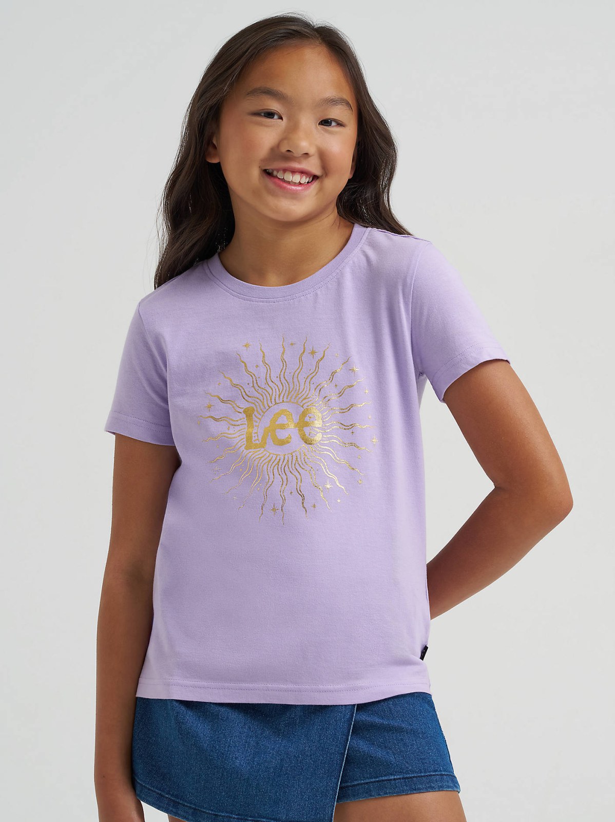 Girl's Foil Star Graphic Tee