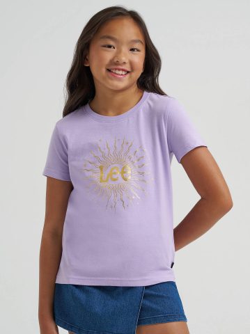 Girl's Foil Star Graphic Tee