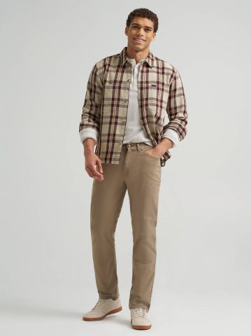 Men's Regular Straight Twill Pant