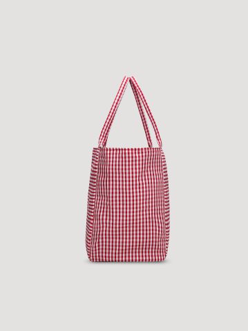 Women's Gingham Tote Bag