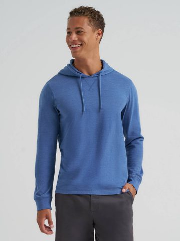 Men's Sueded Jersey Hoodie
