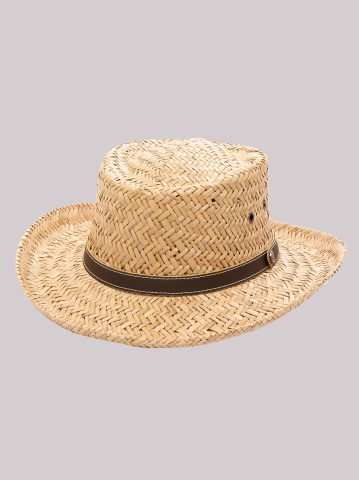 Rush Straw Gambler Hat