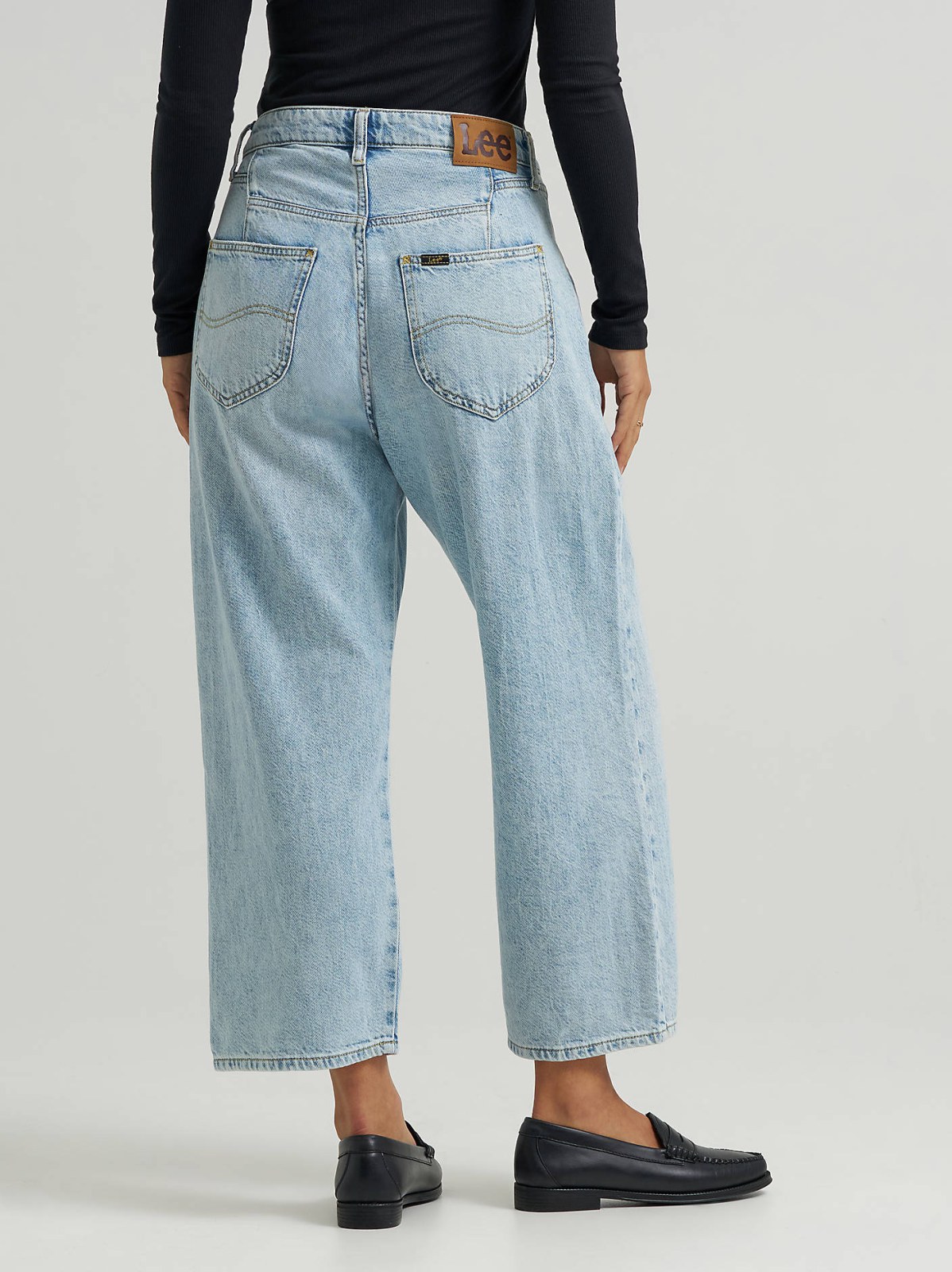 Women's Loose Crop Button-Fly Jean - view 3