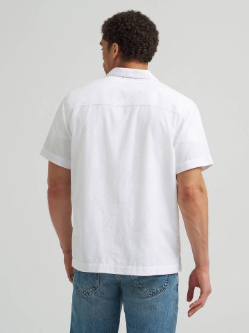Men's Relaxed Textured Camp Shirt