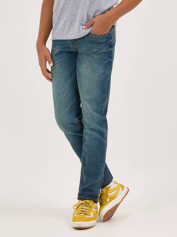 Boy's Slim Straight Stretch Jean — alternate view