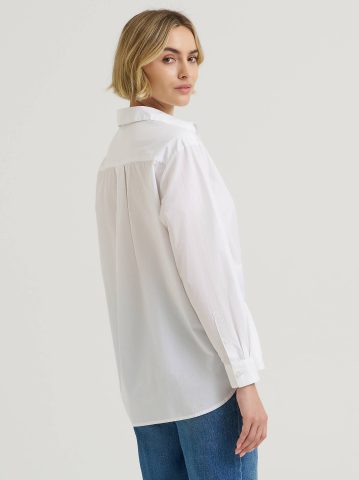 Women's Boyfriend Button Down Shirt — alternate view