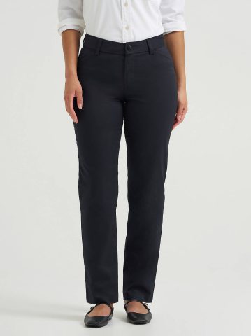 Women's Wrinkle Free Relaxed Fit Straight Leg Pant