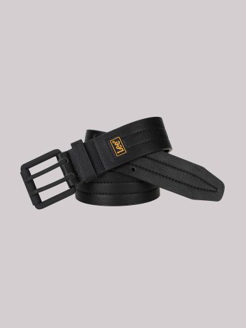 Men's Double Prong Square Buckle Belt Men's Double Prong Square Buckle Belt
