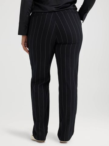 Women's Wrinkle Free Relaxed Fit Straight Leg Pant (Plus)