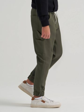 Boy's Brushed Back Tech Carpenter Jogger