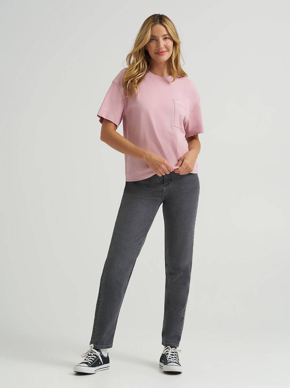 Women's Solid Logo Pocket Tee - view 4