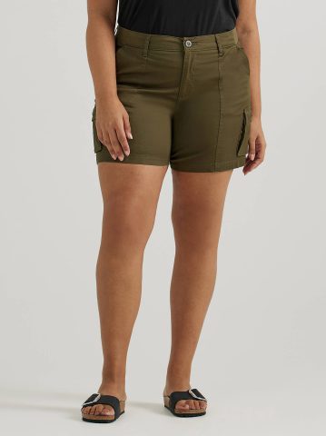 Women's Ultra Lux Comfort with Flex-to-Go Relaxed Fit Cargo Short (Plus) — alternate view