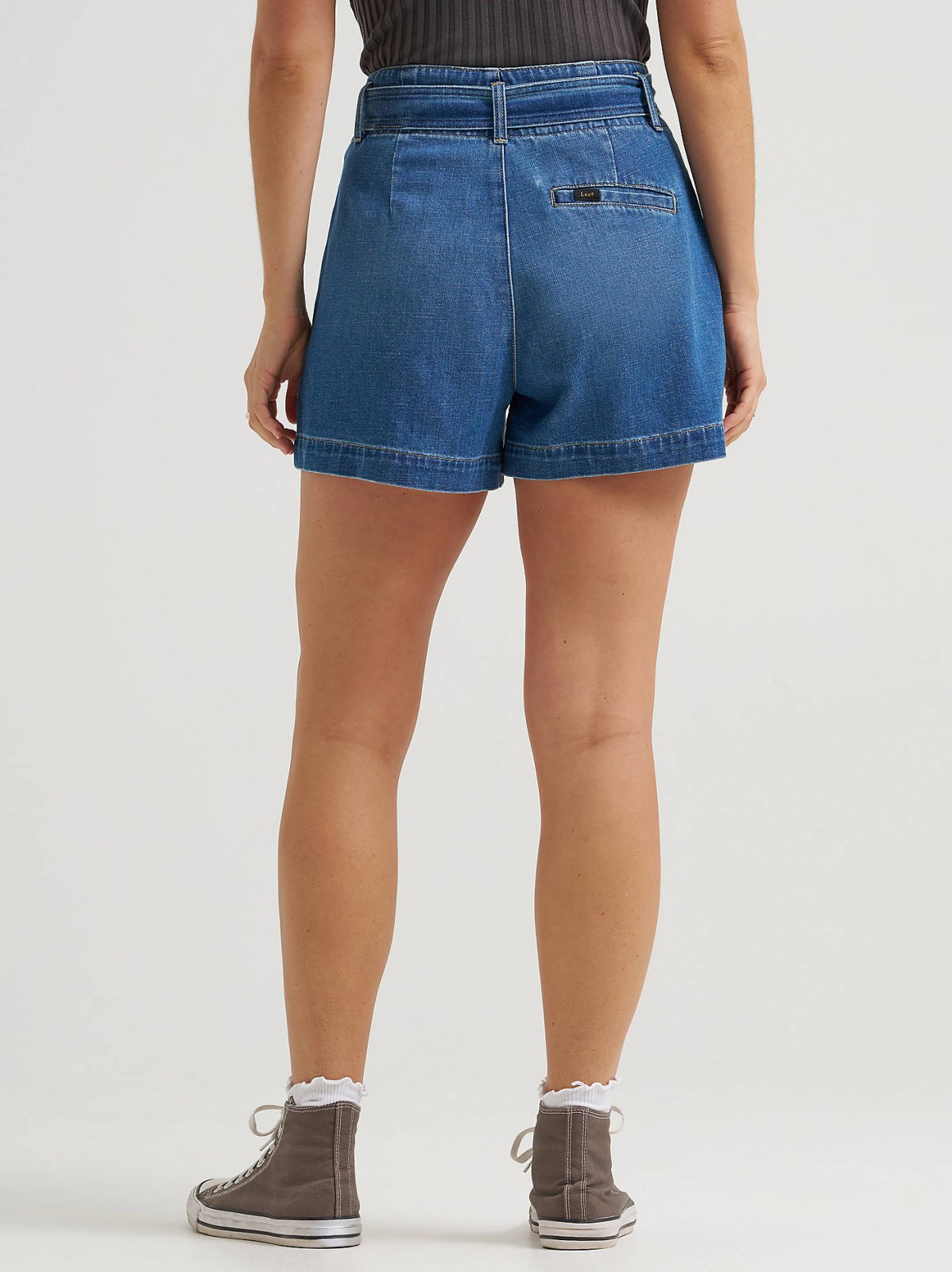 Women's High Rise Denim Bow Short - view 4