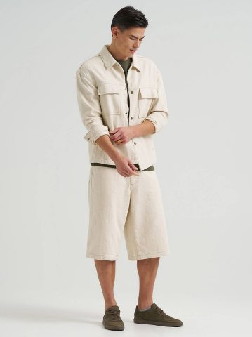 Men's Loose Jacquard Drawstring Jort