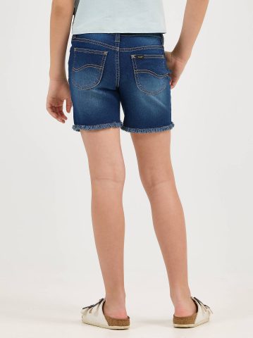 Girl's Midi Cut Off Short