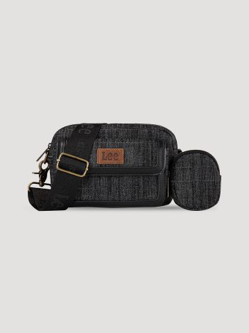 Women's Denim Canvas Belt Bag With Wallet