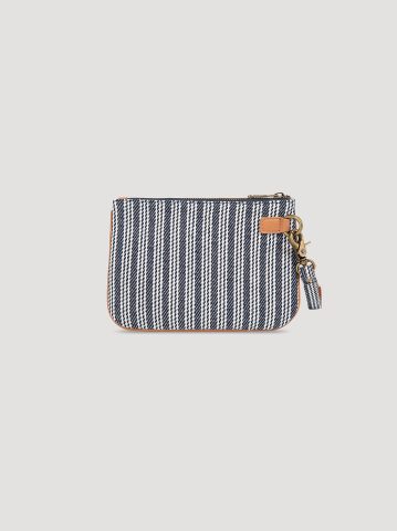 Women's Stripe Logo Wristlet Wallet
