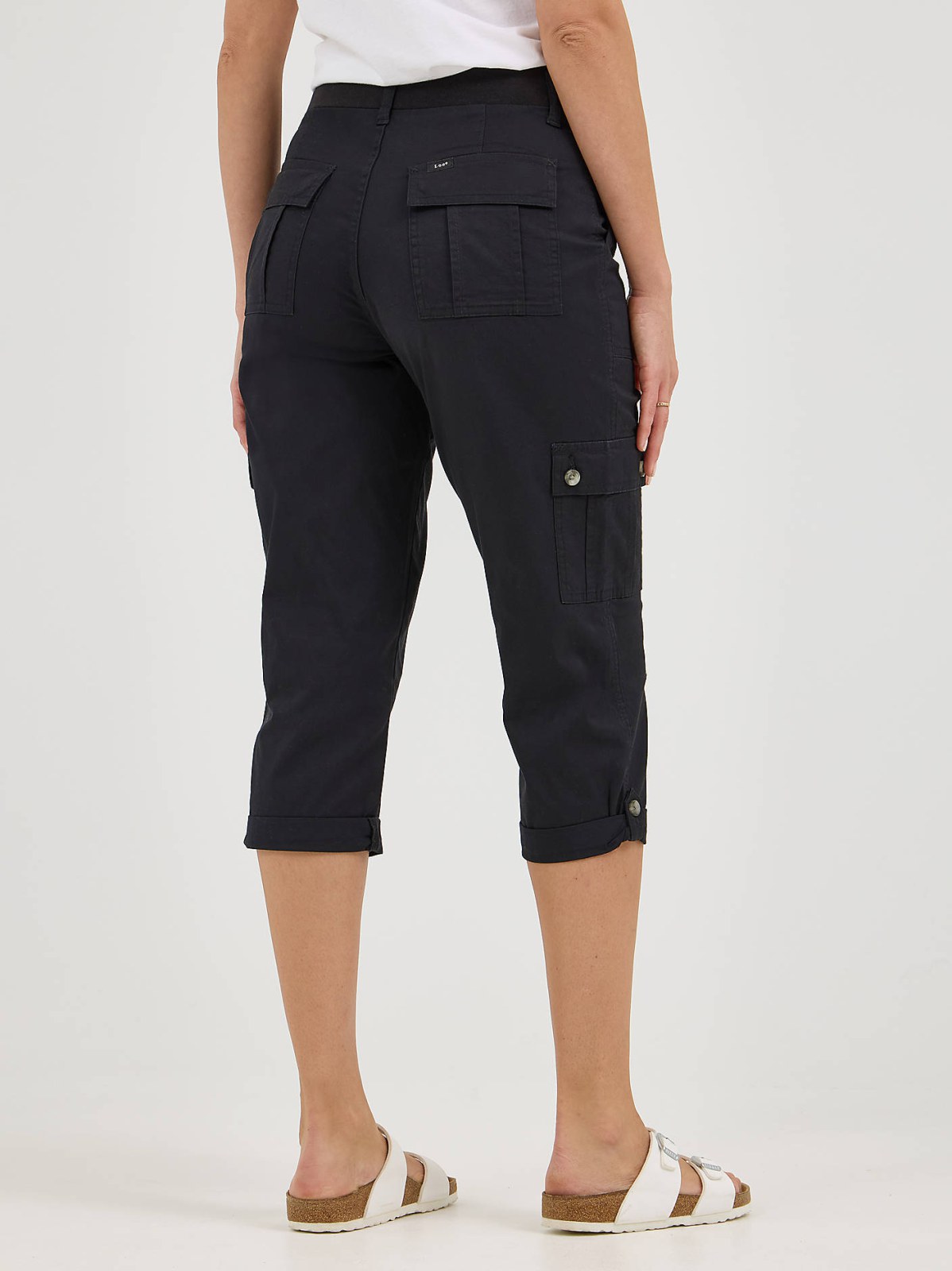 Women's Ultra Lux Comfort with Flex-to-Go Relaxed Fit Cargo Capri - view 3