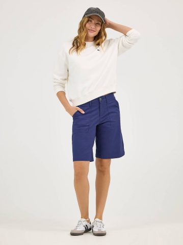 Women's Ultra Lux Comfort with Flex-To-Go Relaxed Fit Utility Bermuda Women's Ultra Lux Comfort with Flex-To-Go Relaxed Fit Utility Bermuda