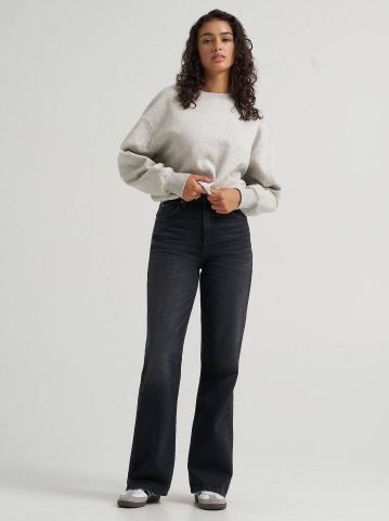 Women's Premium High Rise Retro A-Line Jean