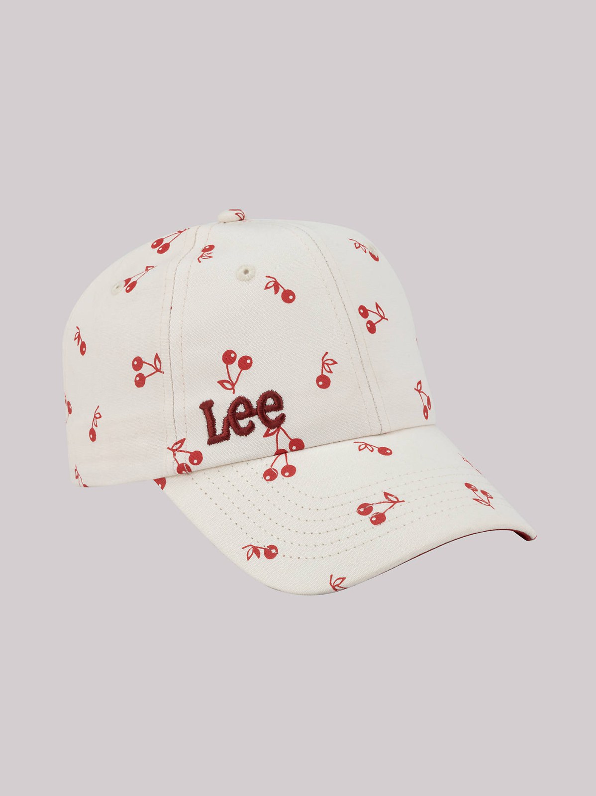 Women's All Over Cherry Print Dad Cap