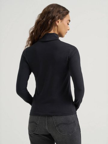 Women's Fitted Turtleneck Top