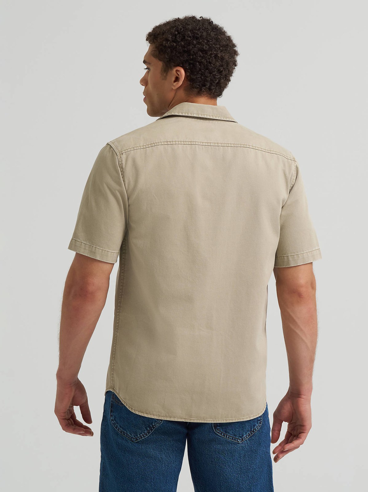 Men's Double Chest Patch Pocket Button Down Shirt - view 2
