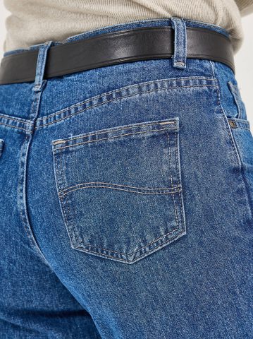 Women’s 100% Cotton Relaxed Fit Straight Leg Jean