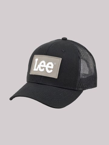 Men's Rubber Logo Patch Trucker Hat