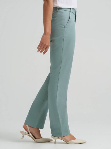 Women's Wrinkle Free Relaxed Fit Straight Leg Pant