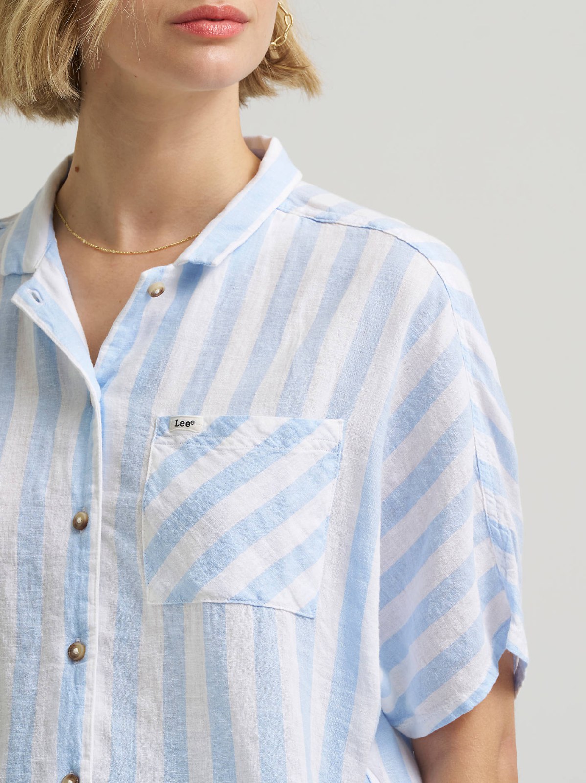 Women's Crop Resort Shirt - view 5