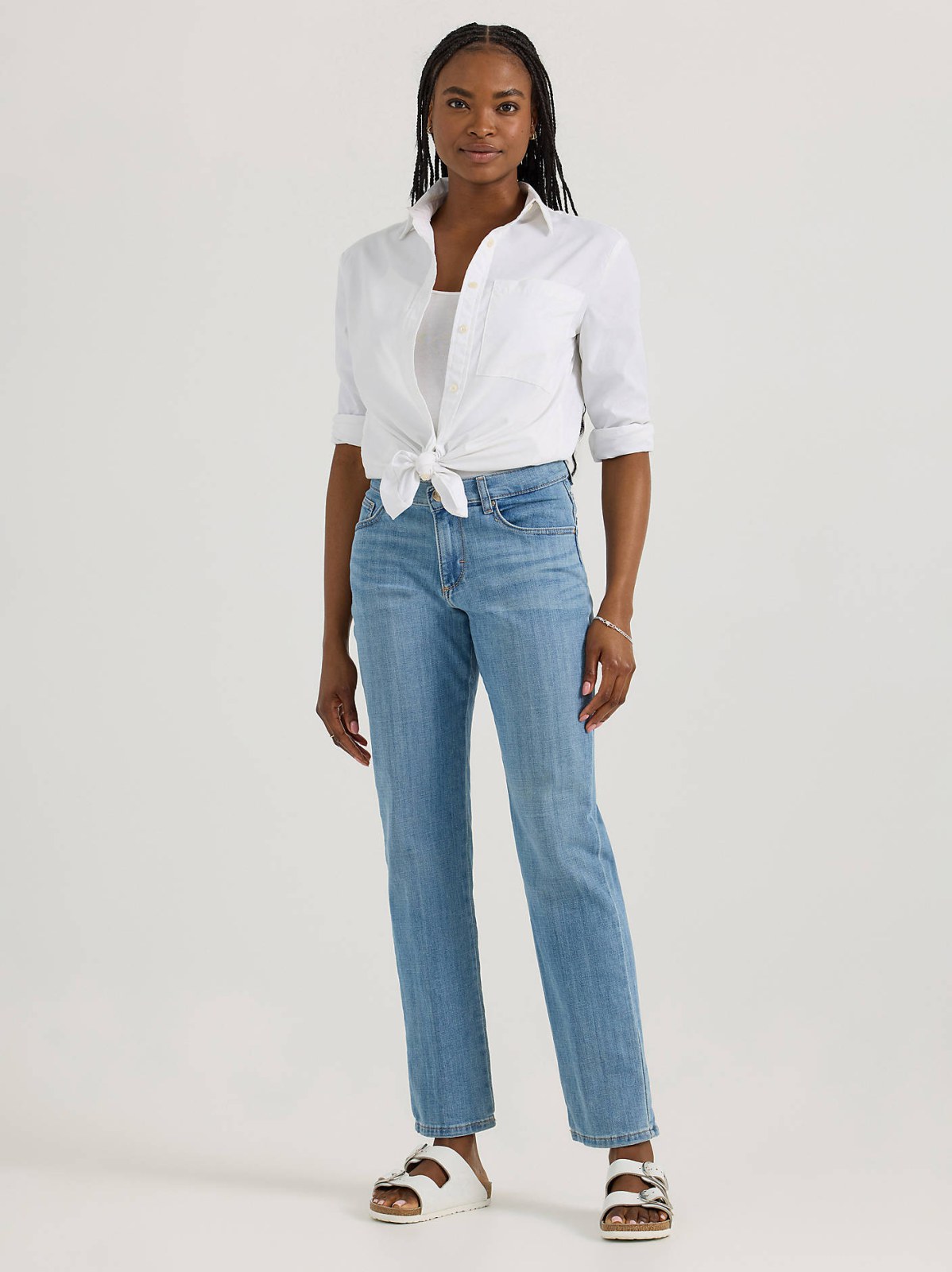 Women’s Stretch Relaxed Fit Straight Leg Jean