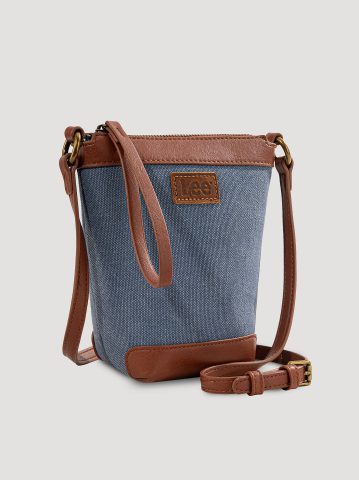 Women's Small Canvas Bucket Bag