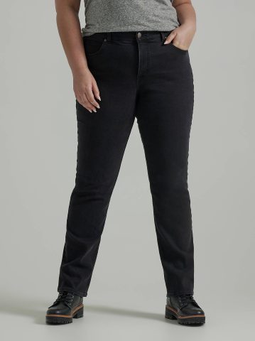 Women's Ultra Lux Comfort with Flex Motion Straight Jean (Plus)