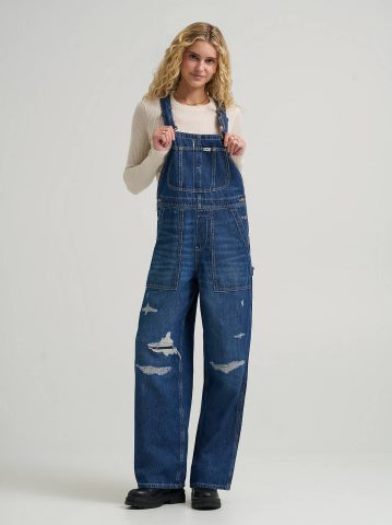 Women's Relaxed Straight Bib Overall Women's Relaxed Straight Bib Overall