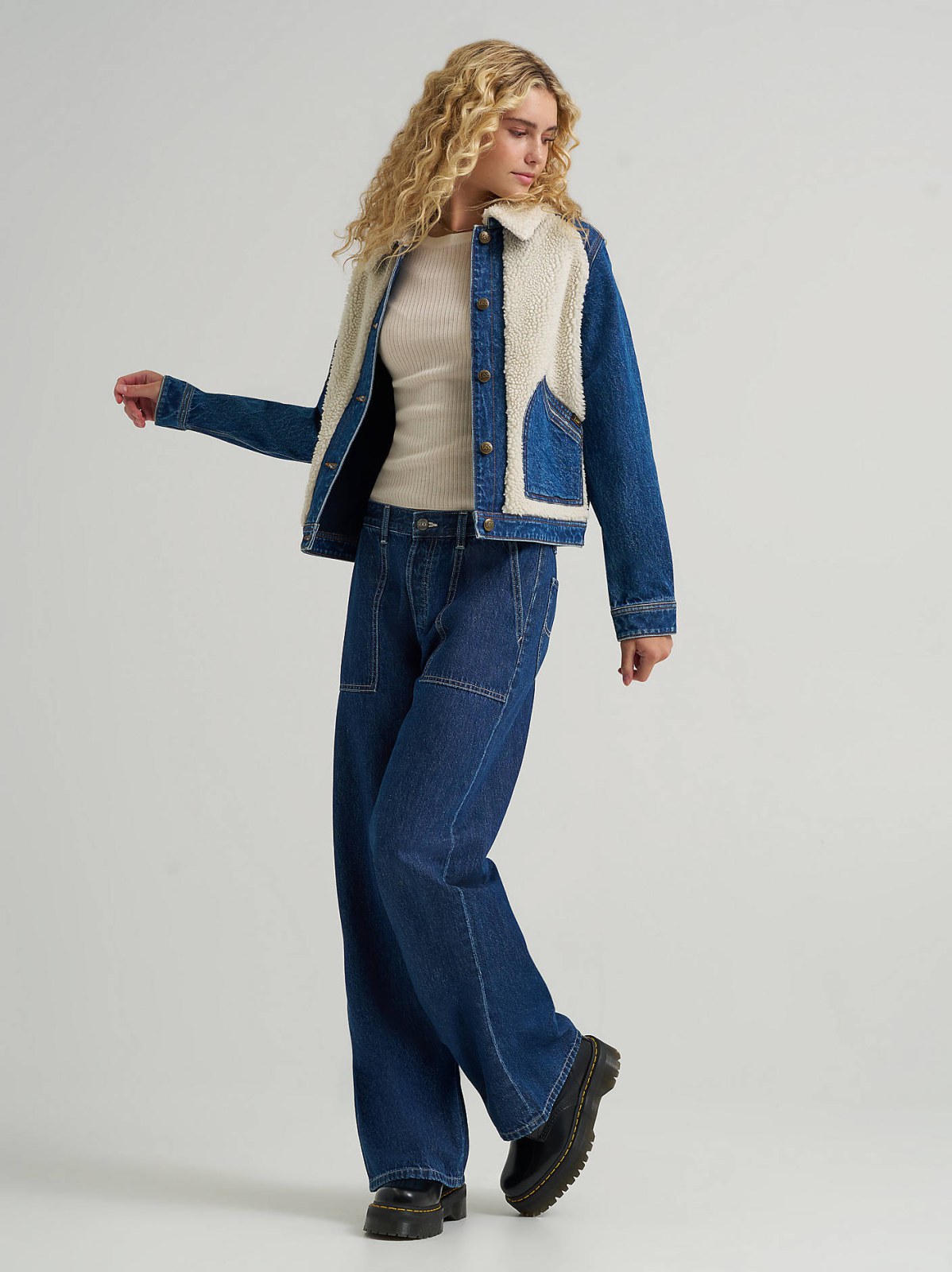Women's Mixed Media Jacket - view 3