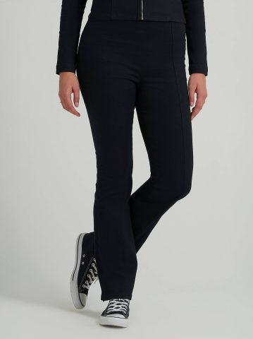 Women's High Rise Seamed Pull On Bootcut Pant — alternate view