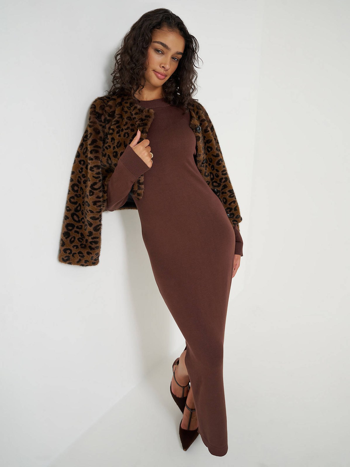 Women's Sweater Maxi Dress - view 6