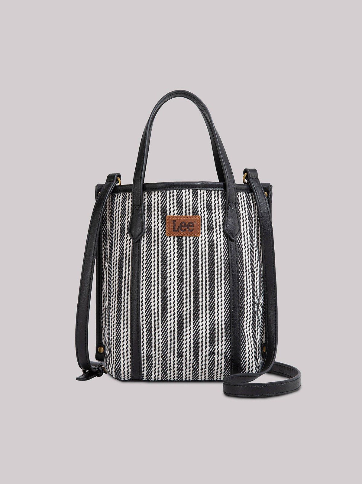 Women's Tall Stripe Logo Handbag
