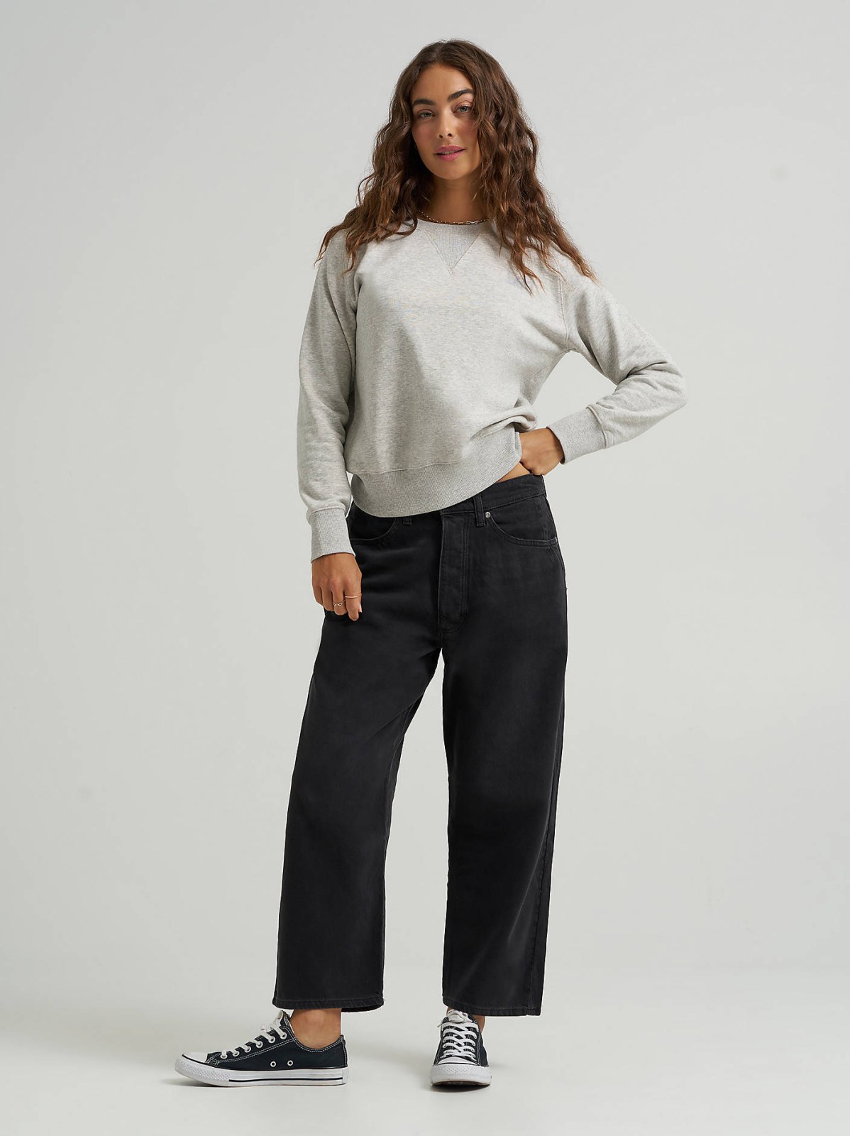 Women's Crew Neck Logo Sweatshirt - view 3