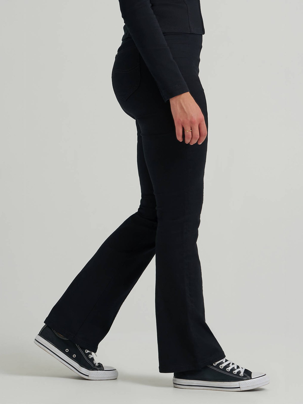 Women's High Rise Seamed Pull On Bootcut Pant - view 4