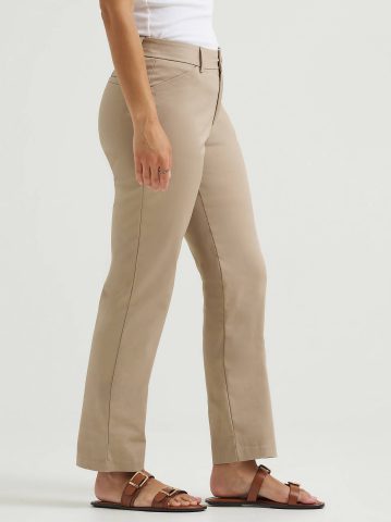 Women's Wrinkle Free Relaxed Fit Straight Leg Pant