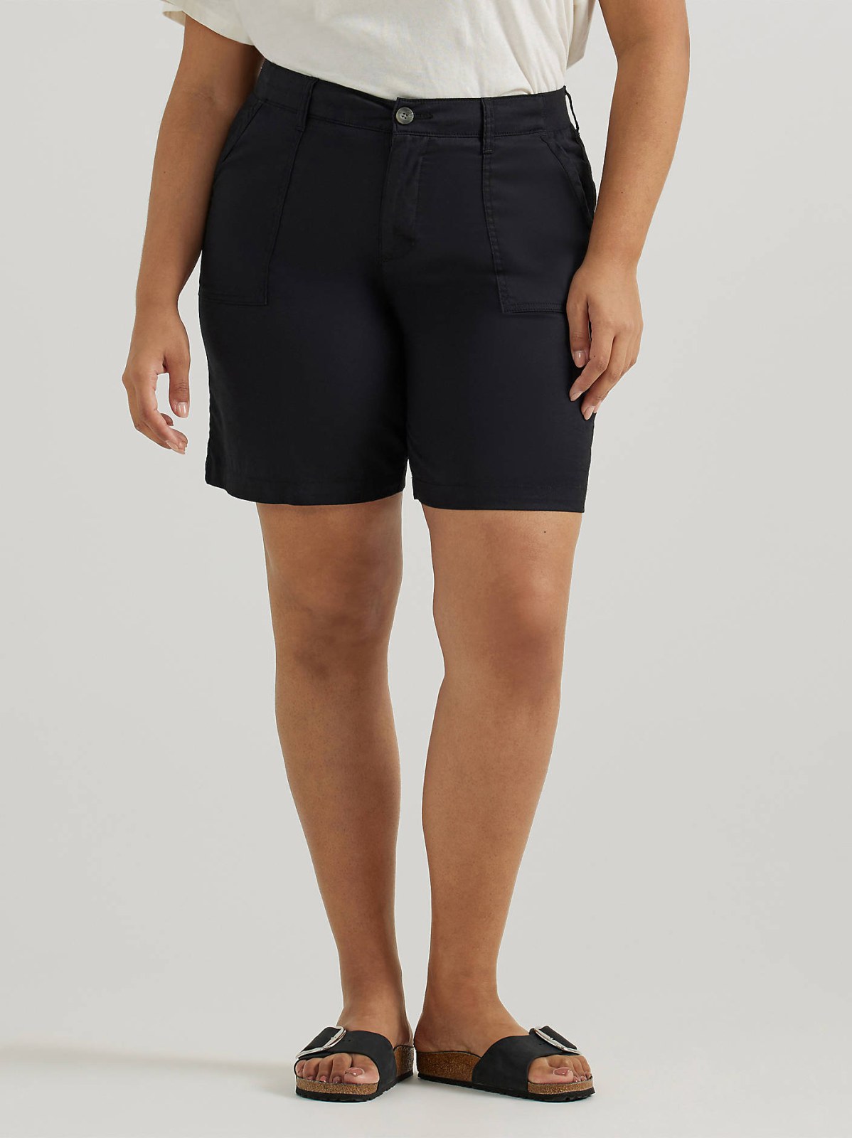 Women's Ultra Lux Comfort with Flex-To-Go Relaxed Fit Utility Bermuda (Plus) - view 2