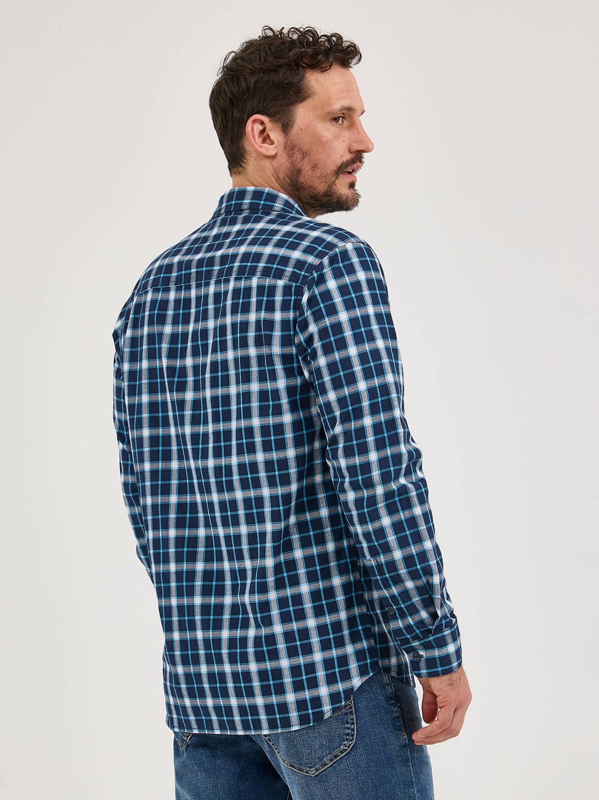 Men's Extreme Motion All Purpose Plaid Button Down Shirt - view 2